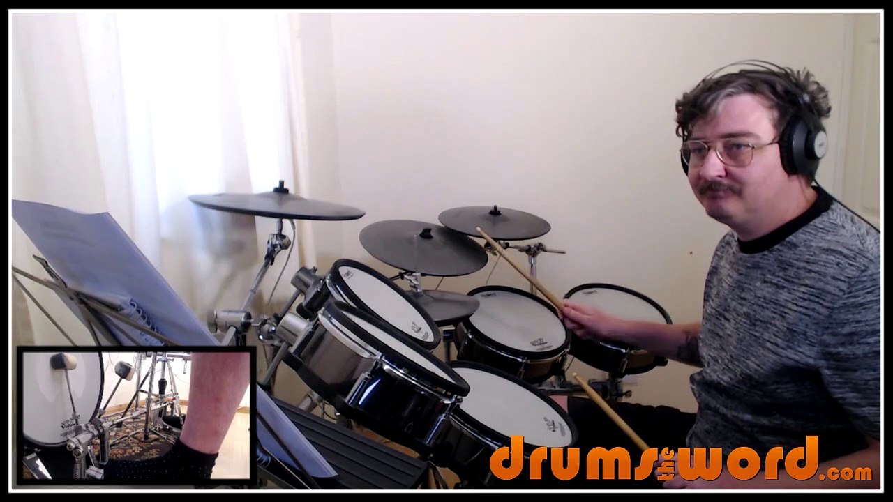 ★ It's Raining Men (The Weather Girls) ★ Drum Lesson PREVIEW | How To Play Song (Carlos Vega)