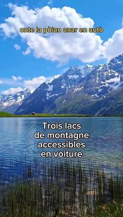 Trois lacs de montagne accessibles en voiture près de Briançon