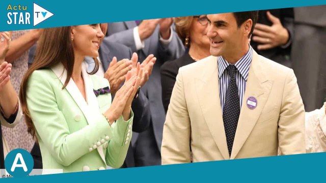 Kate Middleton très proche de Roger Federer à Wimbledon : ce geste peu protocolaire qui fait réagir