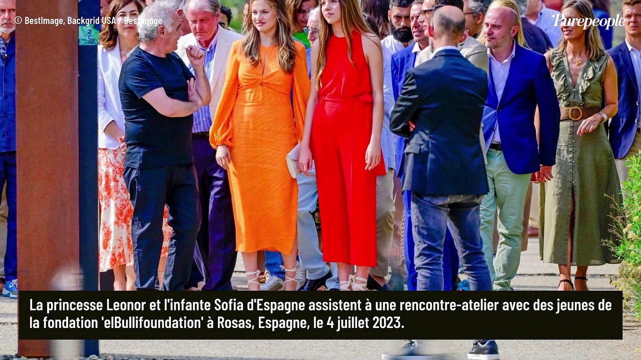Leonor et Sofia d'Espagne en solo : robes flashy et espadrilles au pied, les deux adolescentes assurent loin de leurs parents