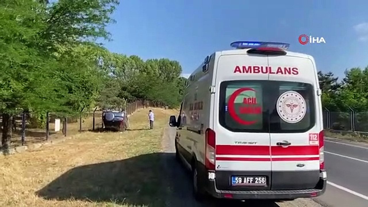 Ceinture de sécurité sauvée dans une voiture qui s'est renversée