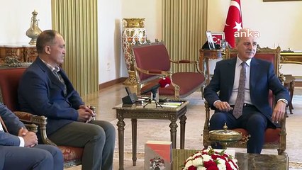 Le président de la Grande Assemblée nationale de Turquie, Numan Kurtulmuş, a rencontré la famille du martyr Aybüke Yalçın