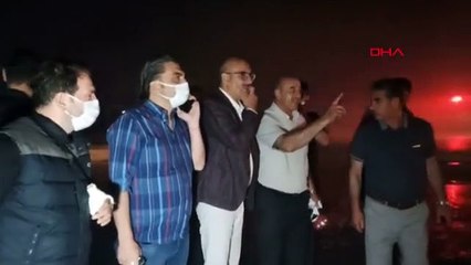 İPEKYOLU İLÇESİNDEKİ SAMANCILAR SİTESİ'NDE YANGIN