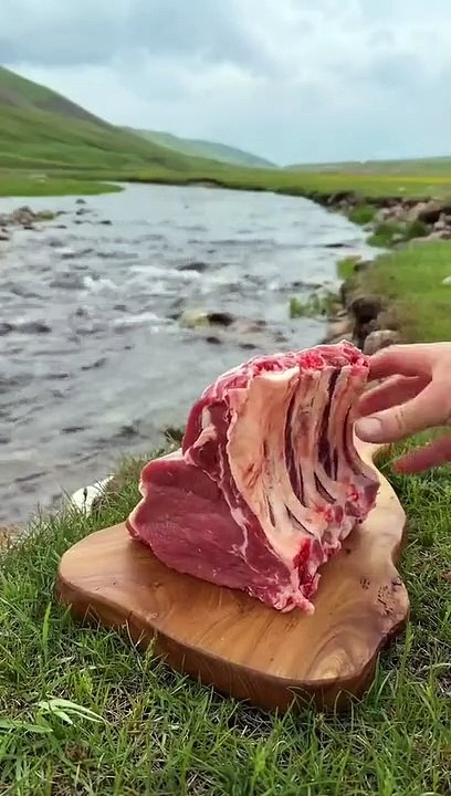 Cooking on stone