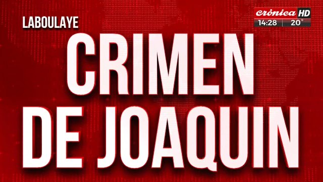 Crimen de Joaquín: se sospecha que fue un crimen por celos