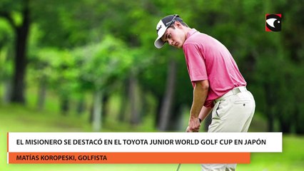 El Misionero se destacó en el Toyota Junior World Golf Cup en Japón