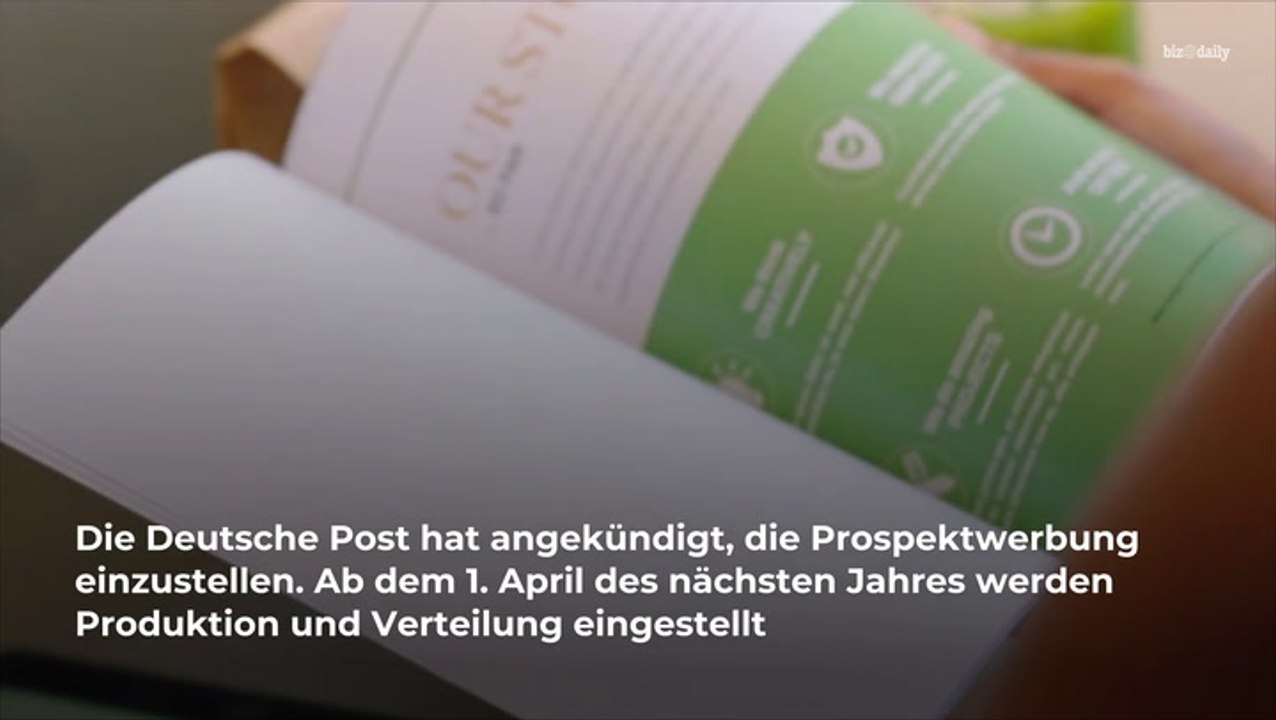 Deutsche Post: Auf diesen Service müssen Verbraucher bald verzichten