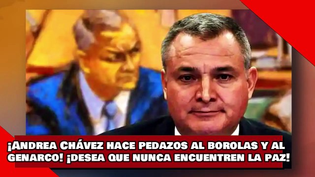 ¡VEAN! ¡Andrea Chávez hace pedazos al borolas, y a genarco! ¡les desea que nunca encuentren la paz!