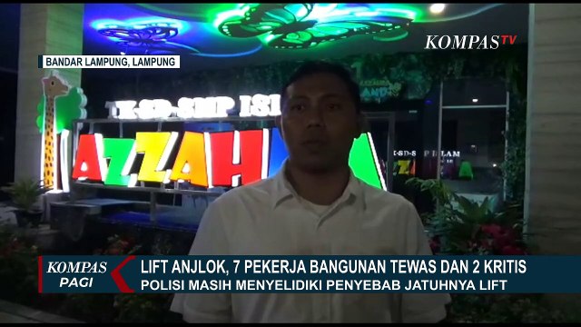 Lift Barang Anjlok dari Lantai 6, Tujuh Pekerja Bangunan Tewas dan 2 Dalam Kondisi Kritis
