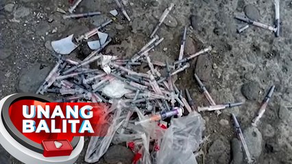 Mga ginamit na syringe o hiringgilya, natagpuan sa tambakan ng basura sa gilid lang ng kalsada | UB