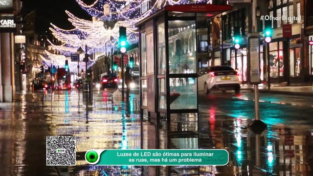 Luzes de LED são ótimas para iluminar as ruas, mas há um problema