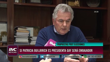 Gay reveló que Patricia Bullrich le ofreció un cargo en una embajada