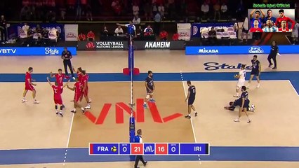 France vs Iran Highlights Vollyball World Nations League 2023