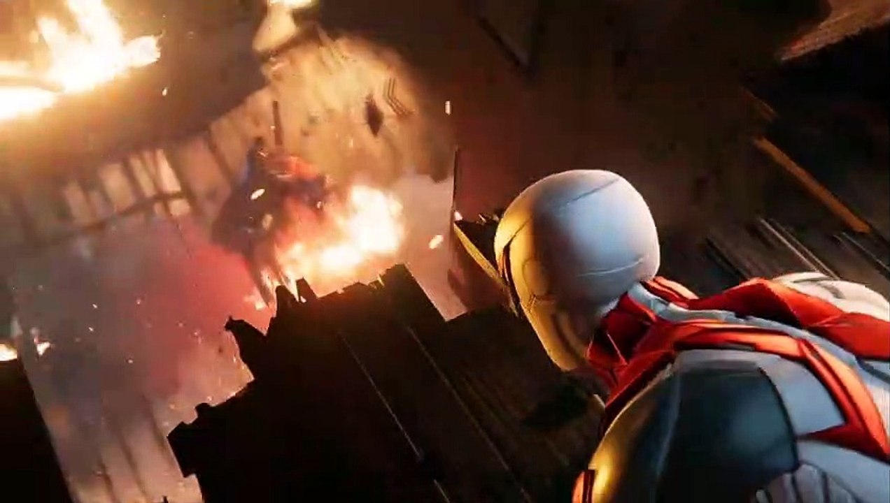 Spiderman Being saved for a change.