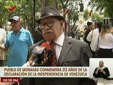 Pueblo de Monagas y la FANB celebraron los 212 años de la Independencia de Venezuela