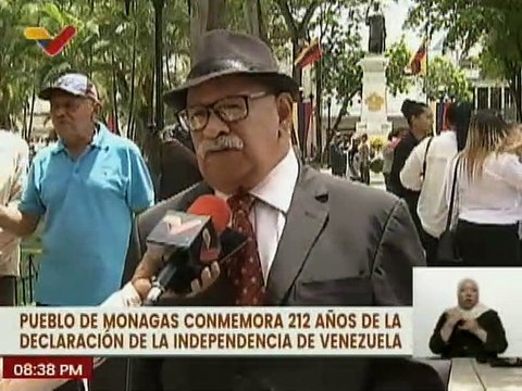 Pueblo de Monagas y la FANB celebraron los 212 años de la Independencia de Venezuela