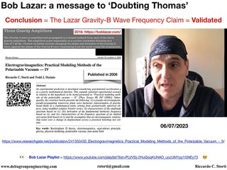 047 Bob Lazar (A Message to Doubting Thomas)
