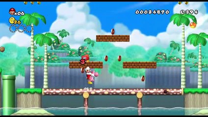 Newer Super Mario Bros. Wii online multiplayer - wii