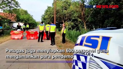 Ada Rencana Aksi Demo, Polisi Sekat 4 Titik Menuju Gerbang Ponpes Al-Zaytun