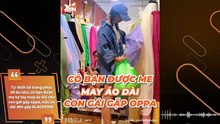 Tự thiết kế trang phục để đu idol, cô bạn được mẹ tự tay may áo dài cho con gái gặp oppa, mặc áo dài đến gặp BLACKPINK