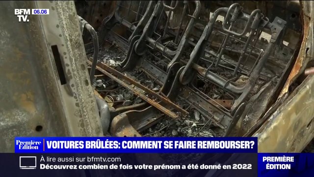 Voitures brûlées: comment les propriétaires peuvent-ils se faire rembourser ?