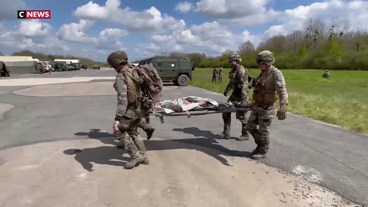 14-Juillet : l'entraînement des militaires au secourisme au combat
