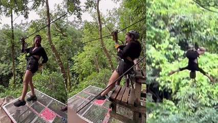 Sonakshi Sinha Ziplining Funny Full Video Viral | Boldsky