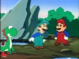 Super Mario World (SMW) 09 Gopher Bash, NINTENDO game animation