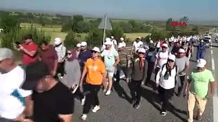 Tanju Özcan'ın 'Değişim ve Adalet' yürüyüşünde 4'üncü gün