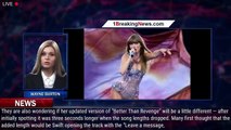 Taylor Swift 'Better Than Revenge' Lyric Changed, Reportedly - 1breakingnews.com