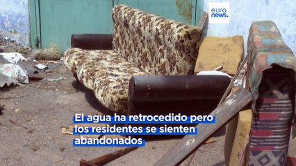 La devastación continúa en Jersón un mes después de la explosión de la presa de Kajovka