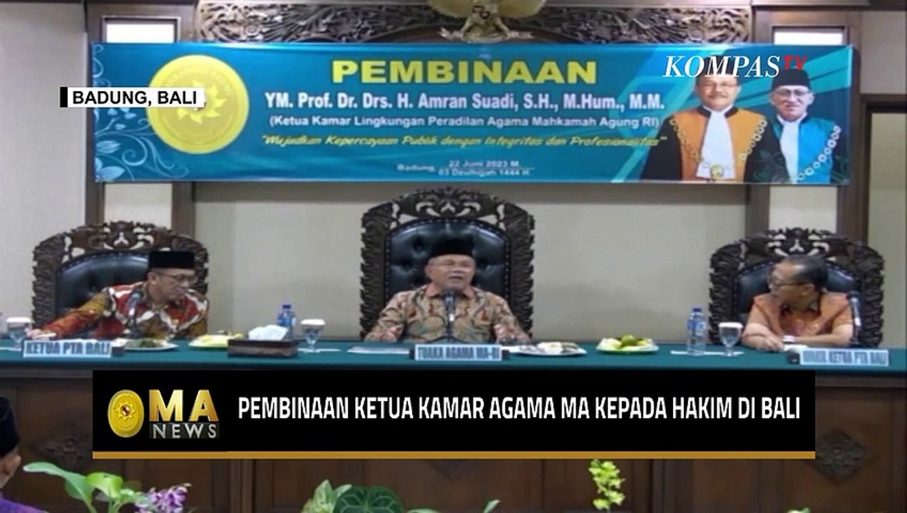 Ketua Kamar Agama MA Beri Pembinaan Kepada Hakim di Bali - MA NEWS