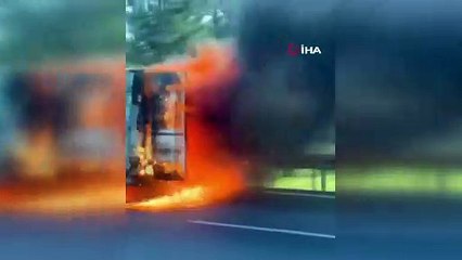 Ankara’da korkutan servis yangını