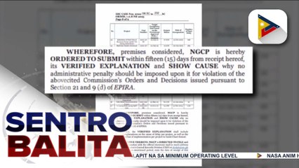 NGCP, pinagpapaliwanag ng ERC dahil sa mga nakatengga nitong proyekto