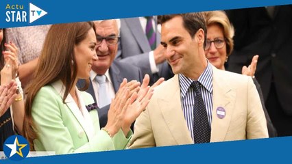 Kate Middleton et Roger Federer complices à Wimbledon : sa femme Mirka nettement moins enjouée ?