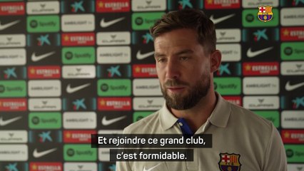 Martínez : "Un vrai luxe d'avoir Xavi comme entraîneur"