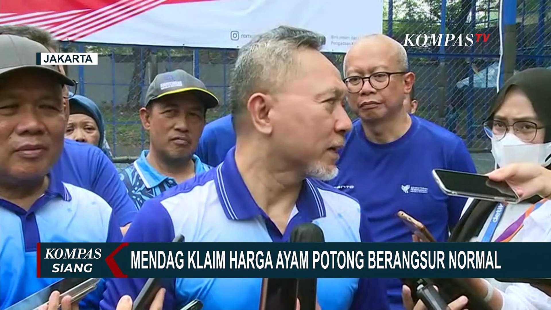 ⁣Mendag Zulhas Klaim Harga Ayam Potong Berangsur Normal, Benarkah?