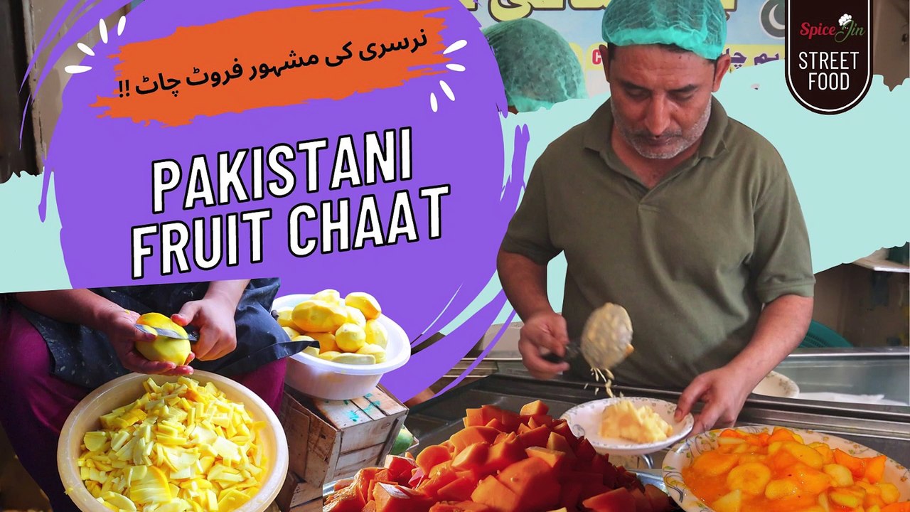Pakistani Fruit Chaat Street Food Nursery Market Karachi Spicejin