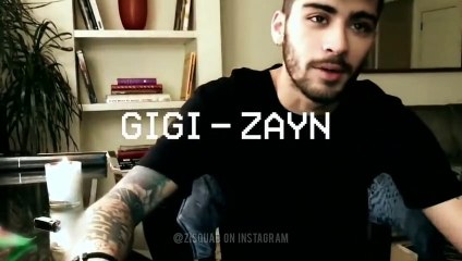 Zayn being Interviewed by Gigi Hadid