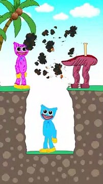 Top 3 Huggy Wuggy and Kissy Missy Short Animations #shorts #animation #story