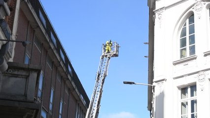 Namur: incendie rue des Echasseurs