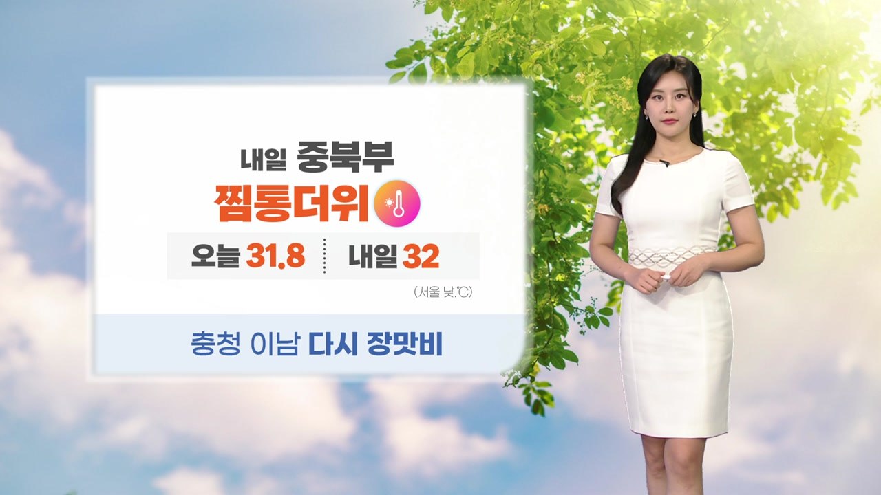 [날씨] 내일 중북부 찜통더위...충청 이남 다시 장맛비 / YTN