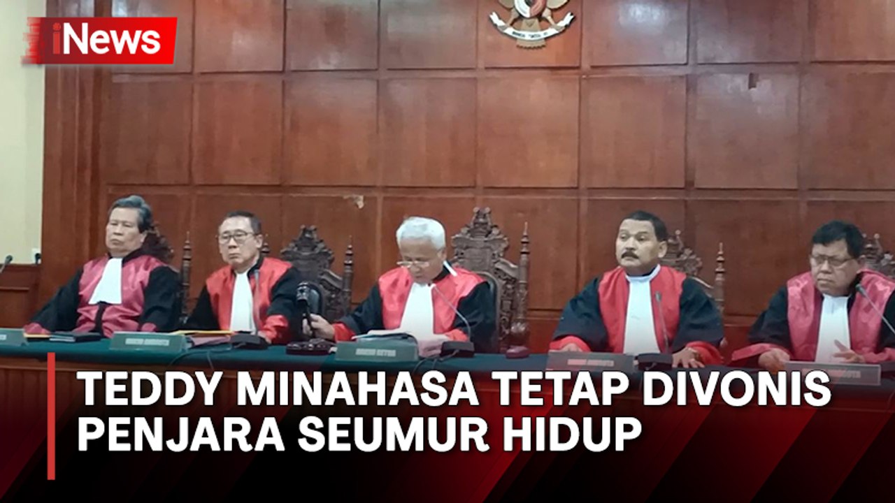 Banding Ditolak! Teddy Minahasa Tetap Divonis Penjara Seumur Hidup