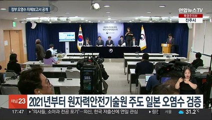 정부, 오염수 자체 검토보고서 내일 공개…"일본에 제안도 포함"