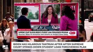 Biden Has Hilarious Tantrum After Supreme Court Strikes Down Student Loan Forgiveness Plan