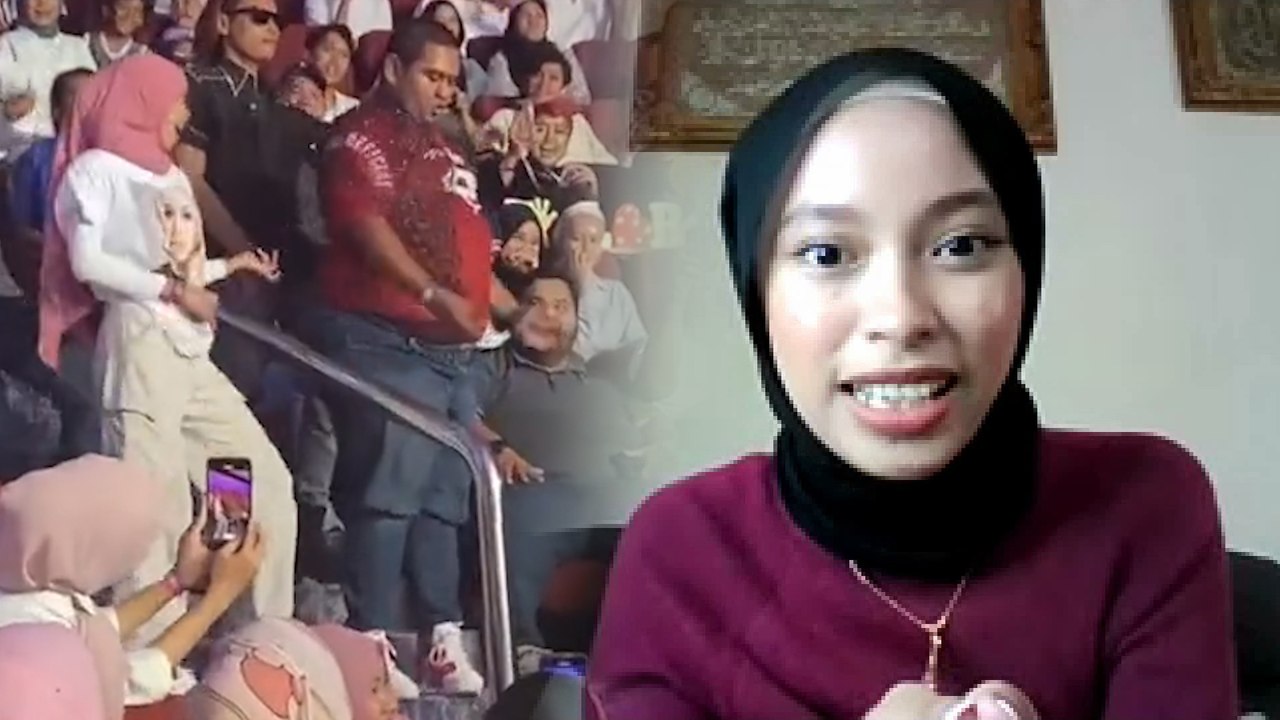 “Enjoy, nama pun konsert” - Gadis pakai tudung menari sakan di Big Stage rupanya adik artis