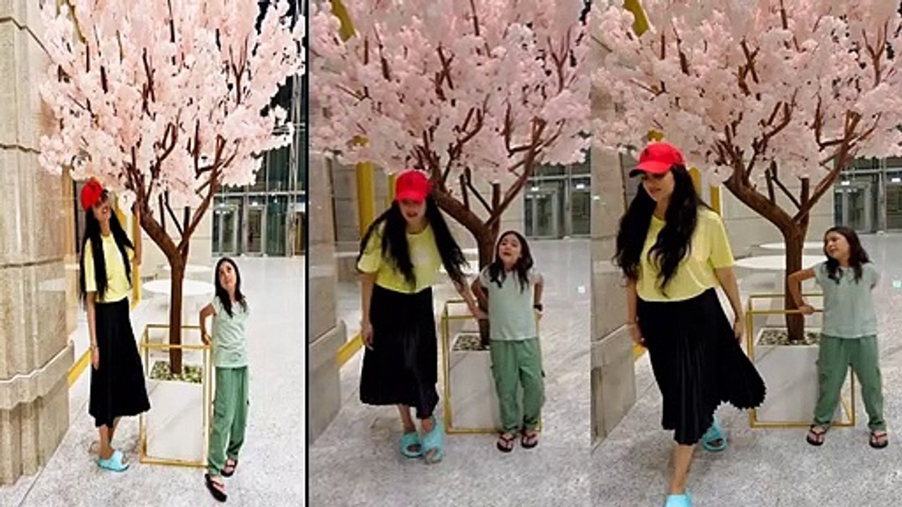 Fiza Ali Takes Daughter Faraal To Dubai