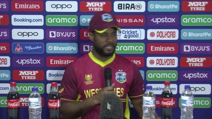 West Indies Shai Hope post Cricket World Cup qualifier win vs Oman and previews Sri Lanka clash