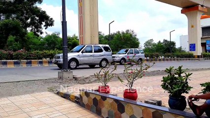 राष्ट्रपति द्रोपदी मुर्मू नागपुर एयरपोर्ट जाते हुए । नागपुर से मुंबई के लिए हुए रवाना।