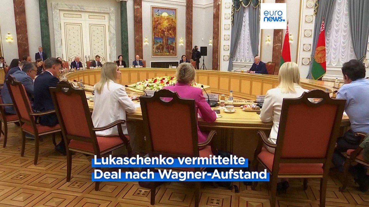 Prigoschin ist in Russland, sagt Belarus Machthaber Lukaschenko